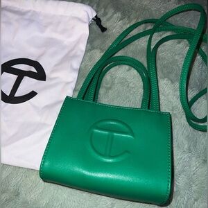 Telfar Green Mini Bag